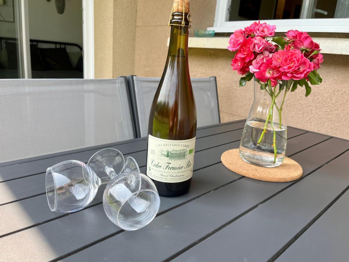 Appartement Le Freya Avec Terrasse A 5 Min Honfleur - Piscine - Parking - Wifi Équemauville Exteriér fotografie